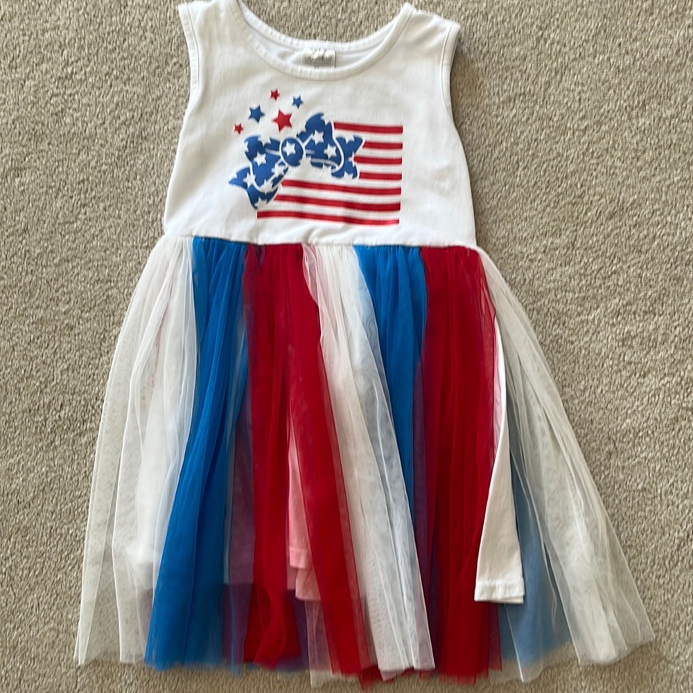 Sweet Wink Patriotic Tulle Dress Like-new
